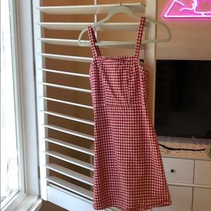 Red & White Brandy Dress